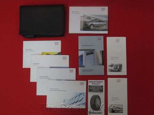 07 2007 audi q7 owners manual with case