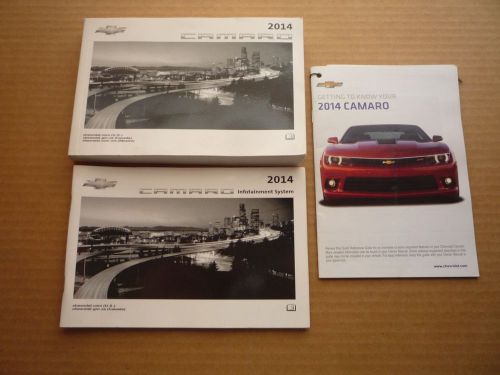 2014 chevrolet camaro owner&#039;s manual set