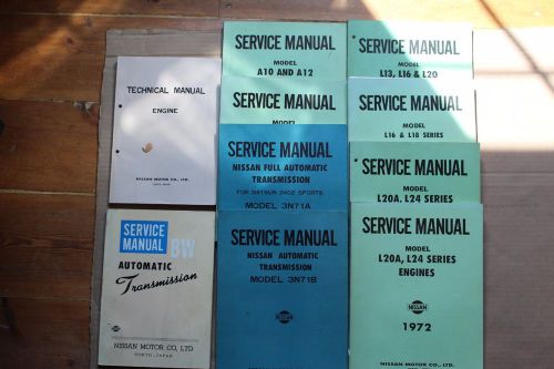 Datsun service manuals all 15 of them for naosp310