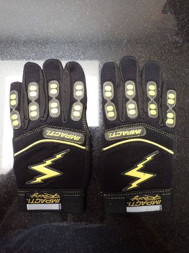 New impact c2 crew gloves medium black 35100410