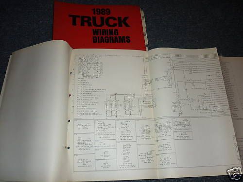 1989 ford f600 f700 f800 cab factory wiring diagrams schematics sheets set oem