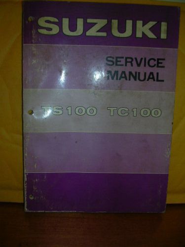 A100 &amp; as100 service manual  1968 &amp; on suzuki motorcycle