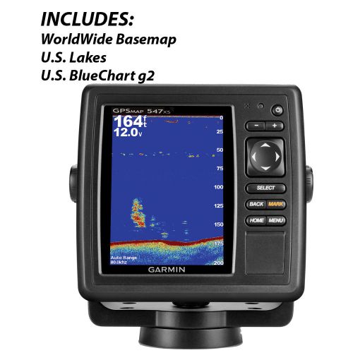 Garmin gpsmap  547xs combo w/tm transducer -010-01093-01