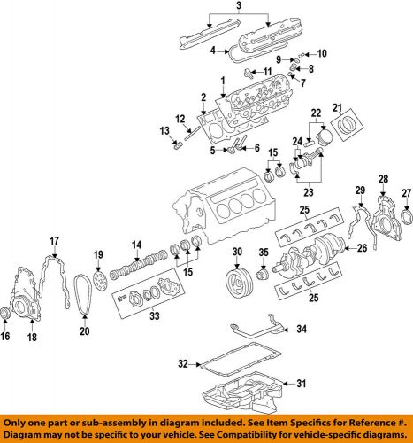 Gm oem-engine camshaft bearing 19260874