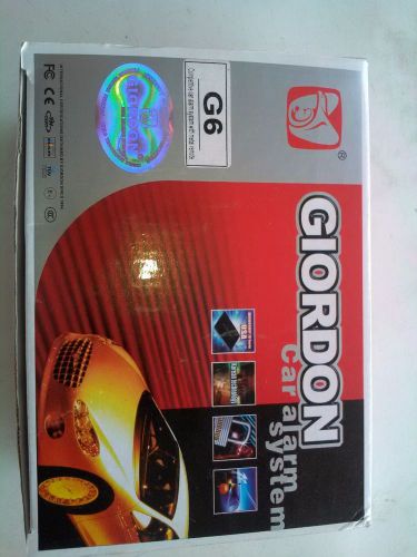 G6 giordon car alarm system