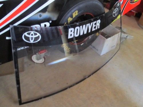 Nascar race used clint bowyer windsheild