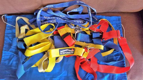 Sailboat lot of safety harnesses used condition sospenders &amp; others