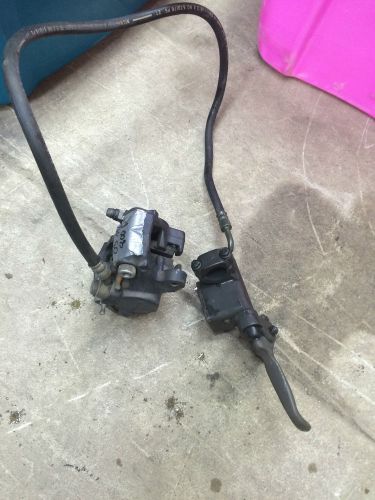 Skidoo mxz gsx rev 800 brake master cylinder and caliper