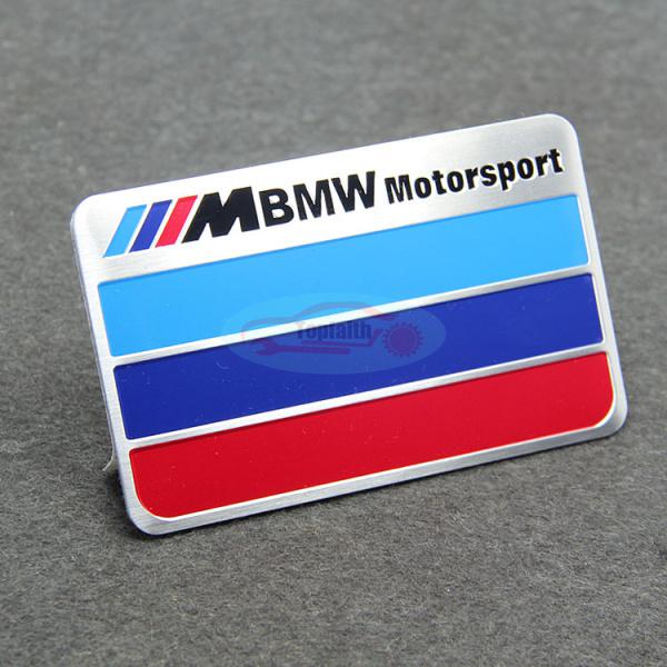 Racing emblem badge rear sticker for powered by ///m bmw motorsport m3 m5 m6 z4 