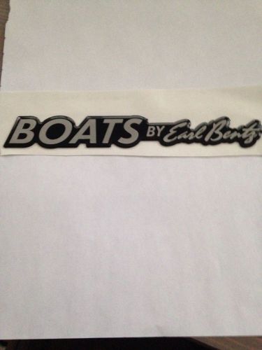 Triton boats boats by earl bentz decal