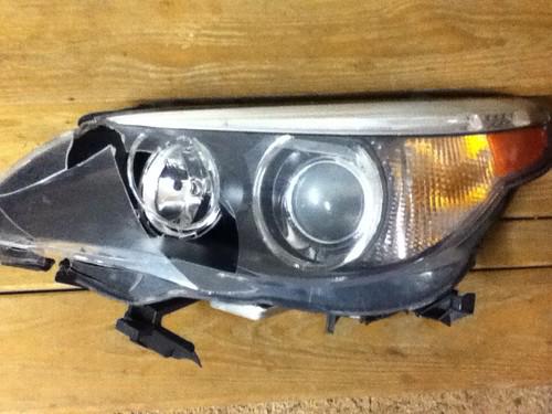 2007 bmw 530 left oem headlight complete parts xenon