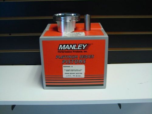 Manley 593540-8 platinum series pistons circle track sb chevy 355 cid