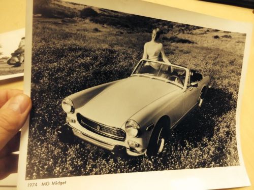 1974 mg midget austin- photograph - original company photo