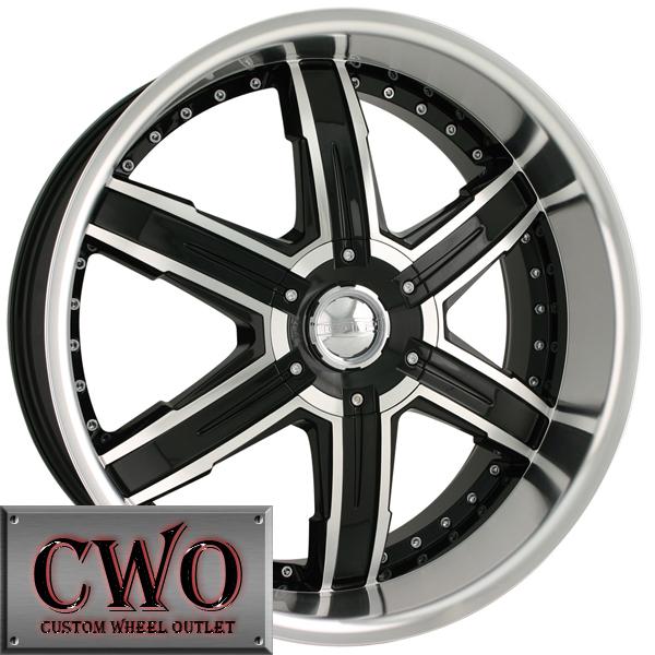 20 black dip heat rims 5x114.3/5x120 5 lug altima maxima accord bmw cts cwo