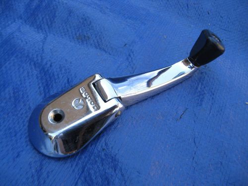 Bmw 2002 tii oem complete chrome golde sunroof crank handle  excellent condition