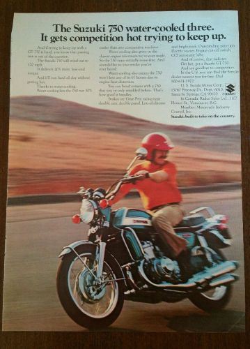 Vintage suzuki ad