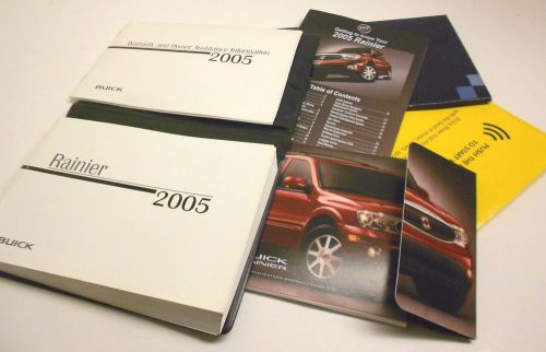 2005  buick rainier owners manual service guide book  oem