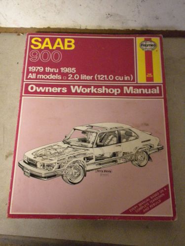 1979-1985 saab 900 owners workshop maunual