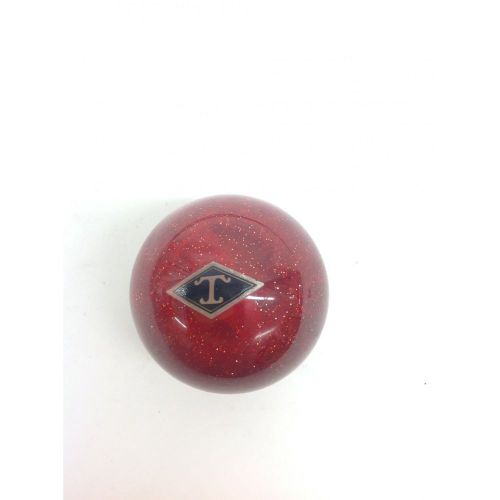 Custom red old skool series custom shift knob translucent with metal flake