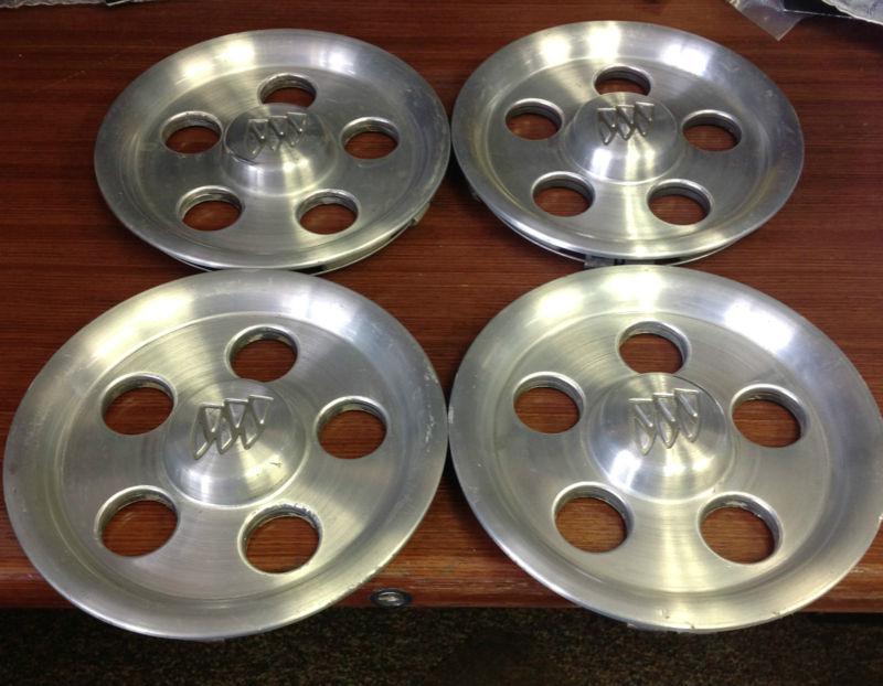 Set 4 buick lesabre factory oem machined wheel center cap 9592813 hol 4009