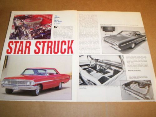 64 ford galaxie 500 xl 390 dual 4bbl 4spd magazine article