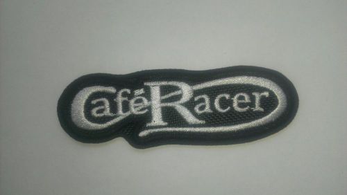 Cafe racer patch, aufbügler, triumph, norton, biker, iron on, bsa, badge