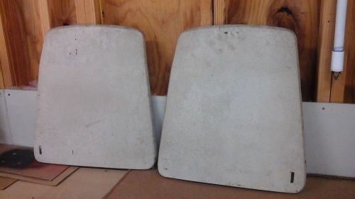 1967 camaro orignal bucket seat back panels  metal