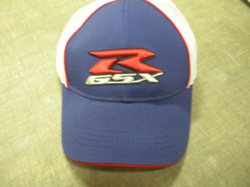 Suzuki gsx-r hat-  baseball cap - blue, white &amp; red