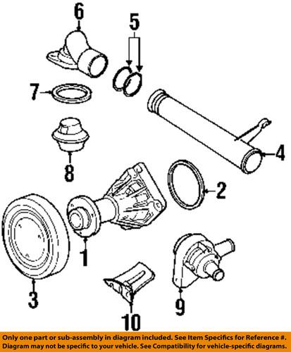 Saturn oem 9129999 cooling system misc/engine coolant pipe o-ring