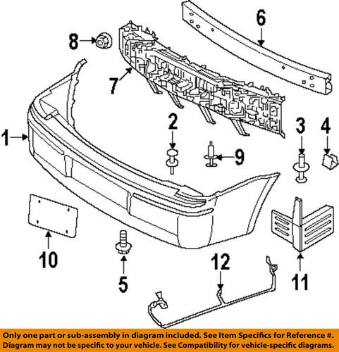 Dodge oem 4805776ac rear bumper-bumper cover