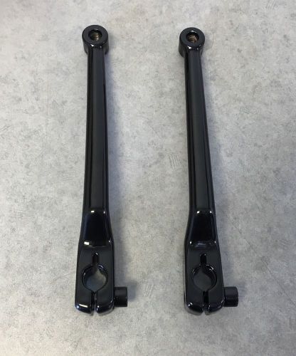 Harley heel &amp; toe shifter  levers, powder coated gloss black