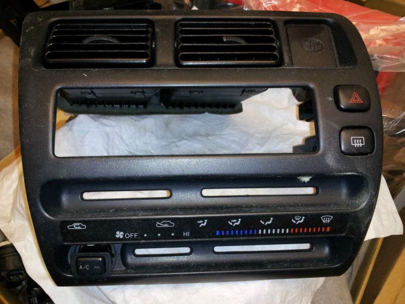 Toyota carolla a/c heater climate control radio bezel vent oem