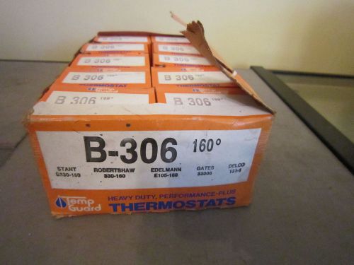 Temp guard thermostat b 306 160 degree - full case lot of 10 boxes