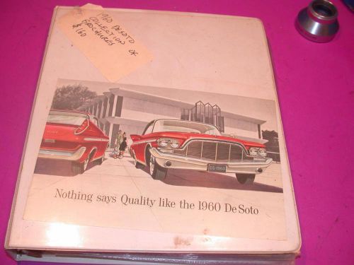 1960 desoto collection of brochures