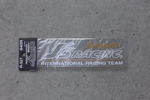 J&#039;s racing js racing international team decal sticker jdm s2000 ap1 ap2 eg6 ek4