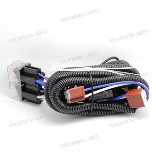 H4/9003 ceramic socket wire relay harness wiring controller kit for headlight