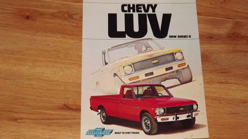 1978 chevy luv  original dealership sales brochure