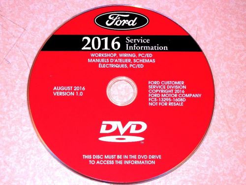 2017 ford mustang, gt, cobra, explorer, service repair shop workshop manual dvd