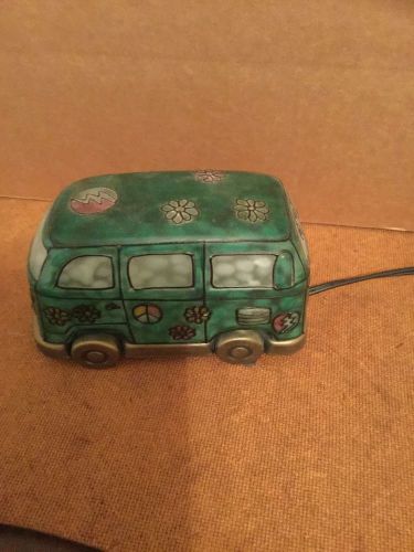 Vintage volkswagen lamp. green.