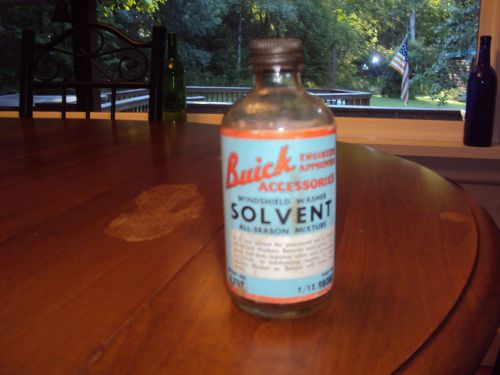 Rare vintage 1950&#039;s 1960&#039;s  buick windshield washer solvent refill bottle