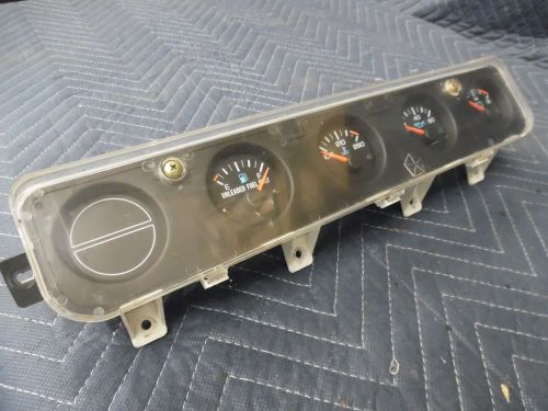 92 - 95 dash center gauge set, jeep wrangler 92-95 yj