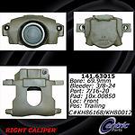 Centric parts 142.63016 front left rebuilt caliper with pad