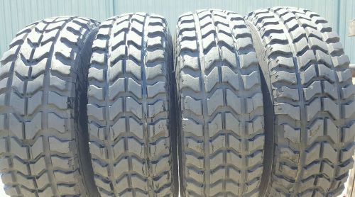 37/12.50r16.5 goodyear wrangler mt  (4) tires 90-95% tread