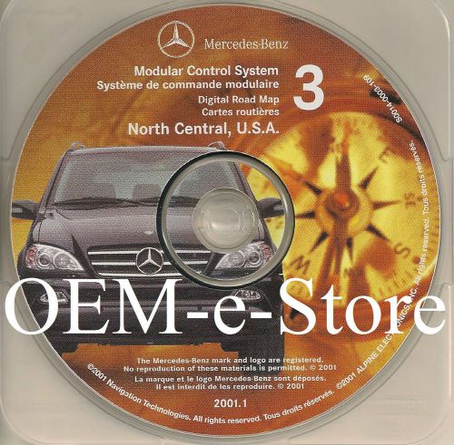 2000 2001 2002 mb m-class ml320 ml430 ml500 ml55 navigation cd # 3 north central