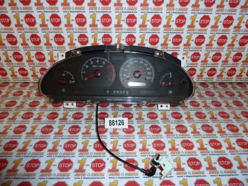 01 02 nissan quest gxe speedometer instrument cluster oem