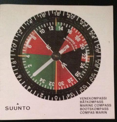 Suunto k-16 small boat racing compass user manual