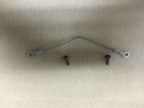 61-66 early ford econoline van glove box door cord w/ screws oem