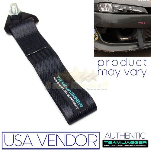For chevy and chrysler cars! usa racing 14mm alloy front tow pulling strap black