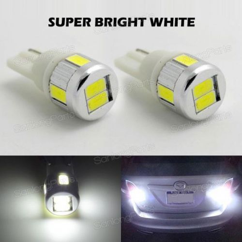 2x super bright samsung smd backup light bulbs reverse lamp t10 921 high power