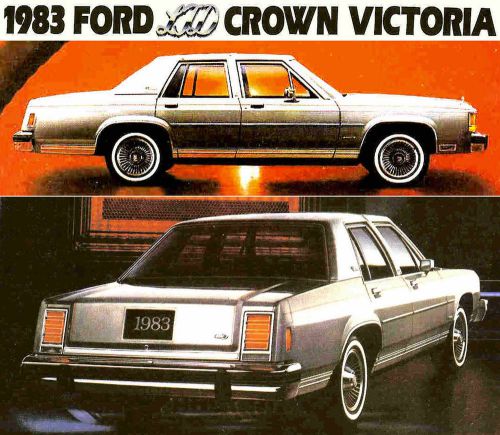 1983 ford ltd crown victoria factory brochure-squire sw